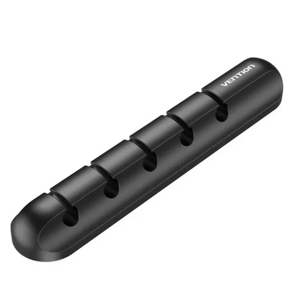კაბელის ორგანაიზერი Vention 5 Ports Desktop Cable Manager Black 2 Pack