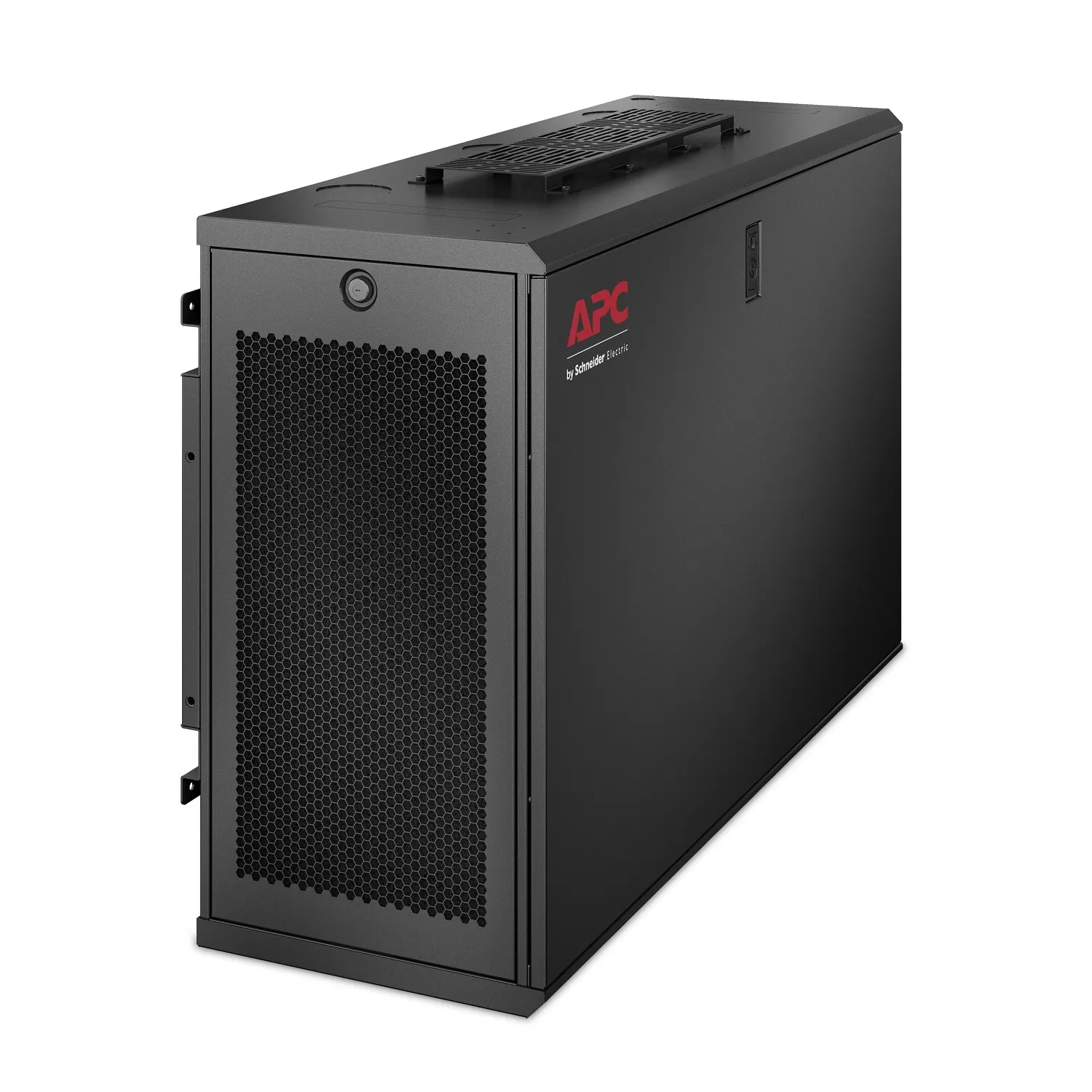 კედლის კარადა NetShelter WX 6U Low-Profile Wall Mount Enclosure 230V Fans with Caster Kit