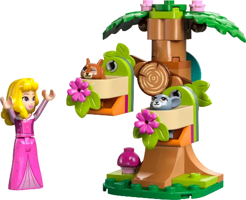 კონსტრუქტორი LEGO recruitment Disney Princess Aurora's Forest Playground & Gift Animals 30671