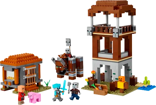 კონსტრუქტორი LEGO Minecraft The Pillager Outpost and Ravager 21278