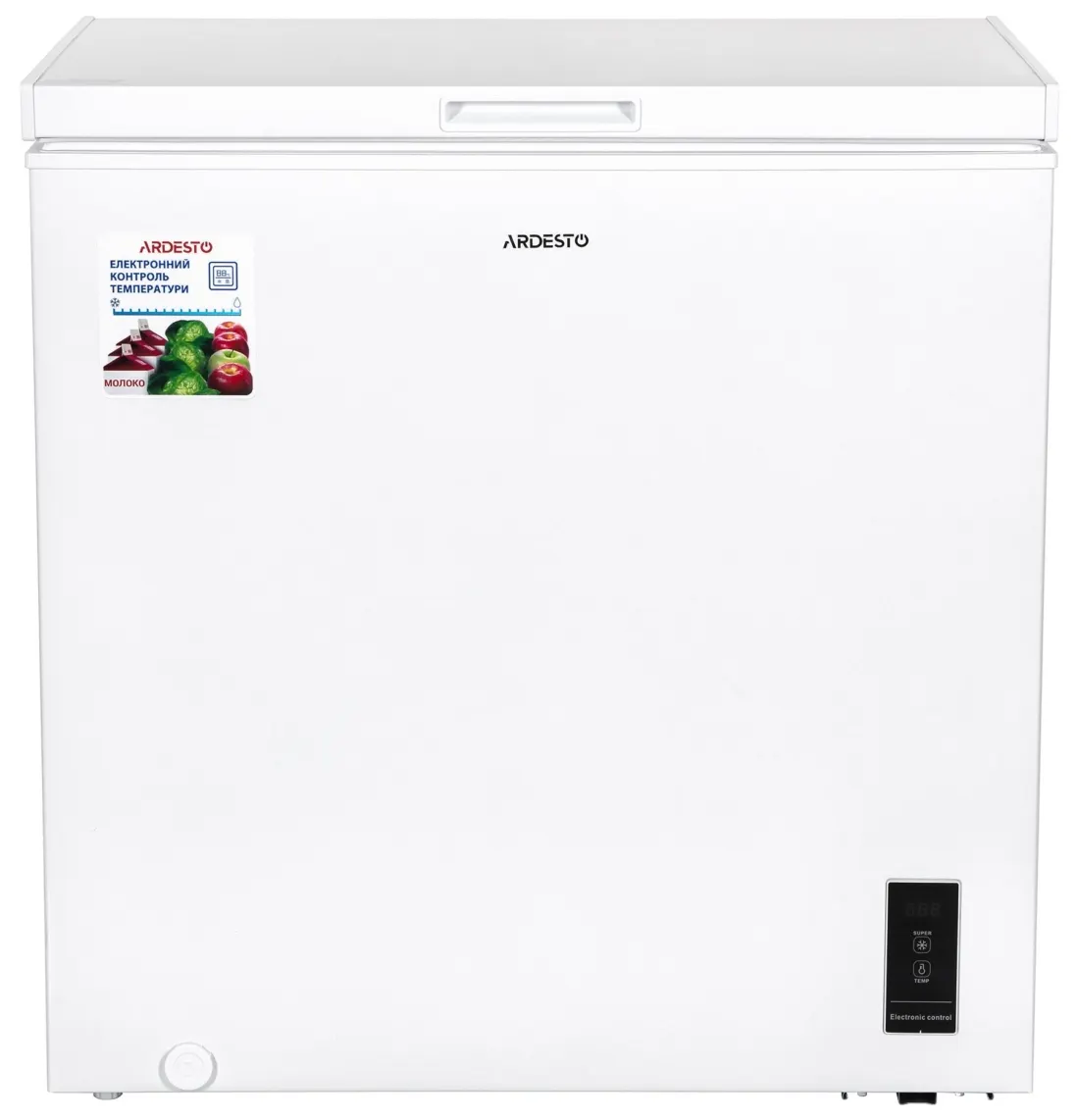 საყინულე Chest freezer ARDESTO, 85x81.6x55, 198L, A+, ST, display ext, ref mode, white