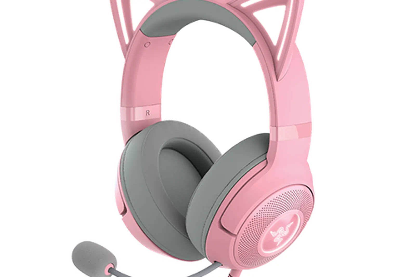 Razer Headset Kraken Kitty V2, RGB, USB, Quartz Ed