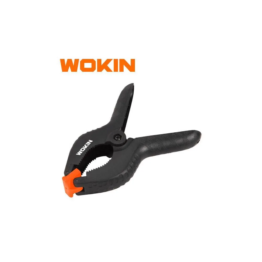ფიქსატორი ზამბარით Wokin 107006, 6″, Spring Clamp, Black