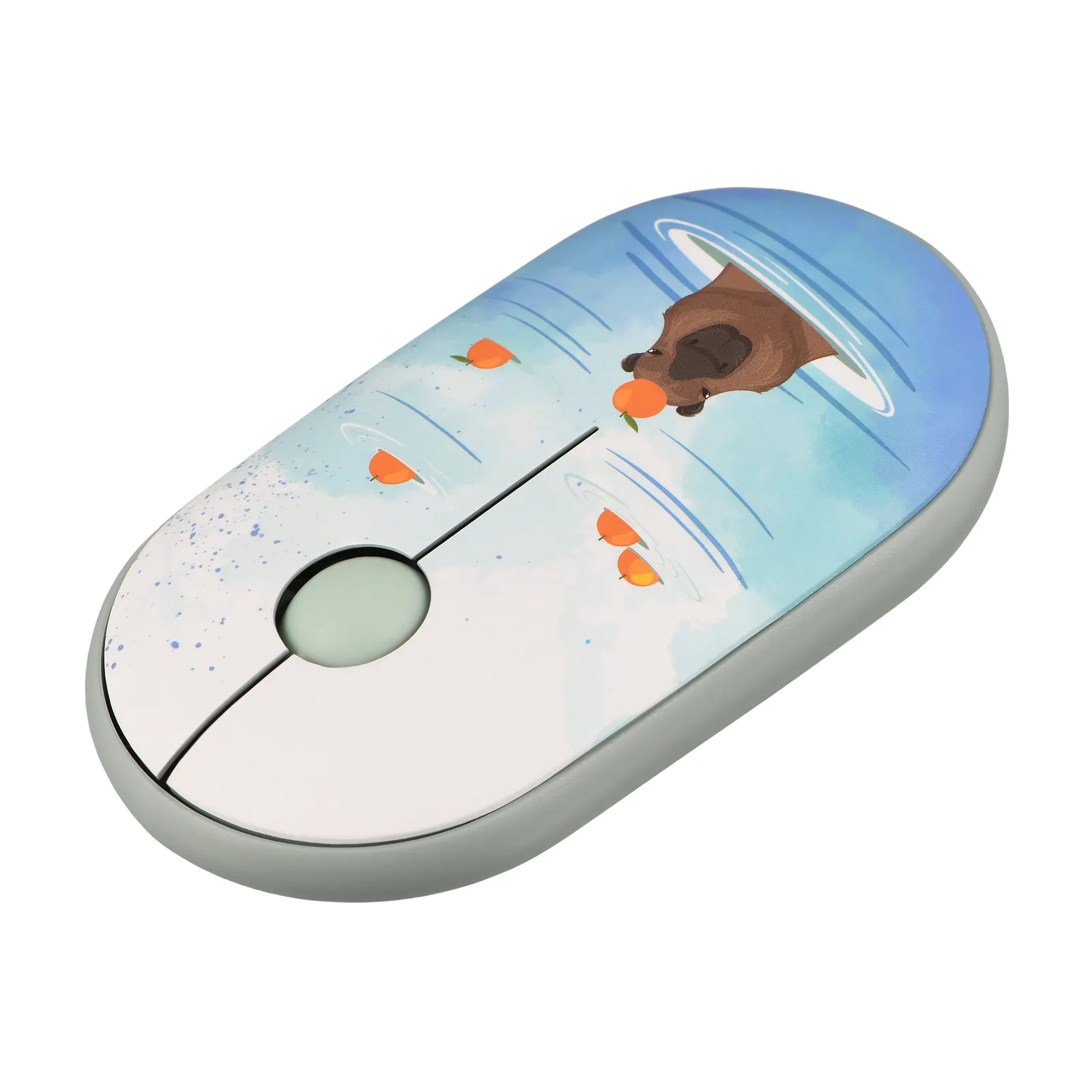 მაუსი 2E Mouse MF300 CAPYBARA:TANGERINE Silent WL BT, Green