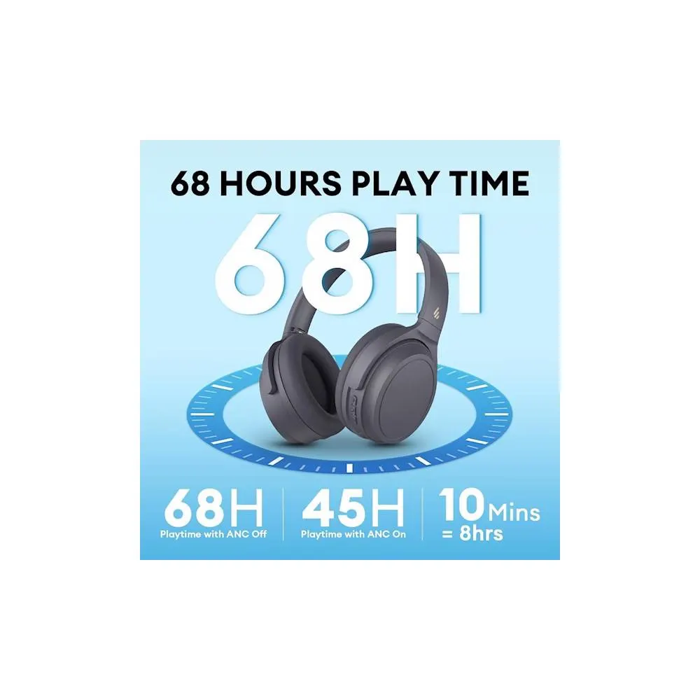 ყურსასმენი Edifier WH700NB, Active Noise Cancelling Headphones, Wireless, Bluetooth, Grey