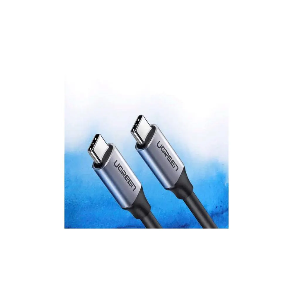 USB კაბელი UGREEN US161 (50751), USB 3.1 Type-c To Type-c Cable, Video Data Cable, 1.5m, Black