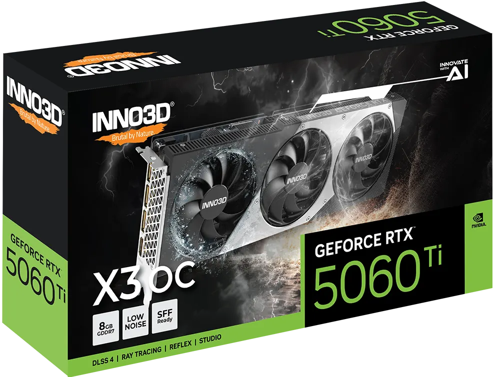 INNO3D GeForce RTX™ 5060 Ti 8GB TWIN X3 GDDR7