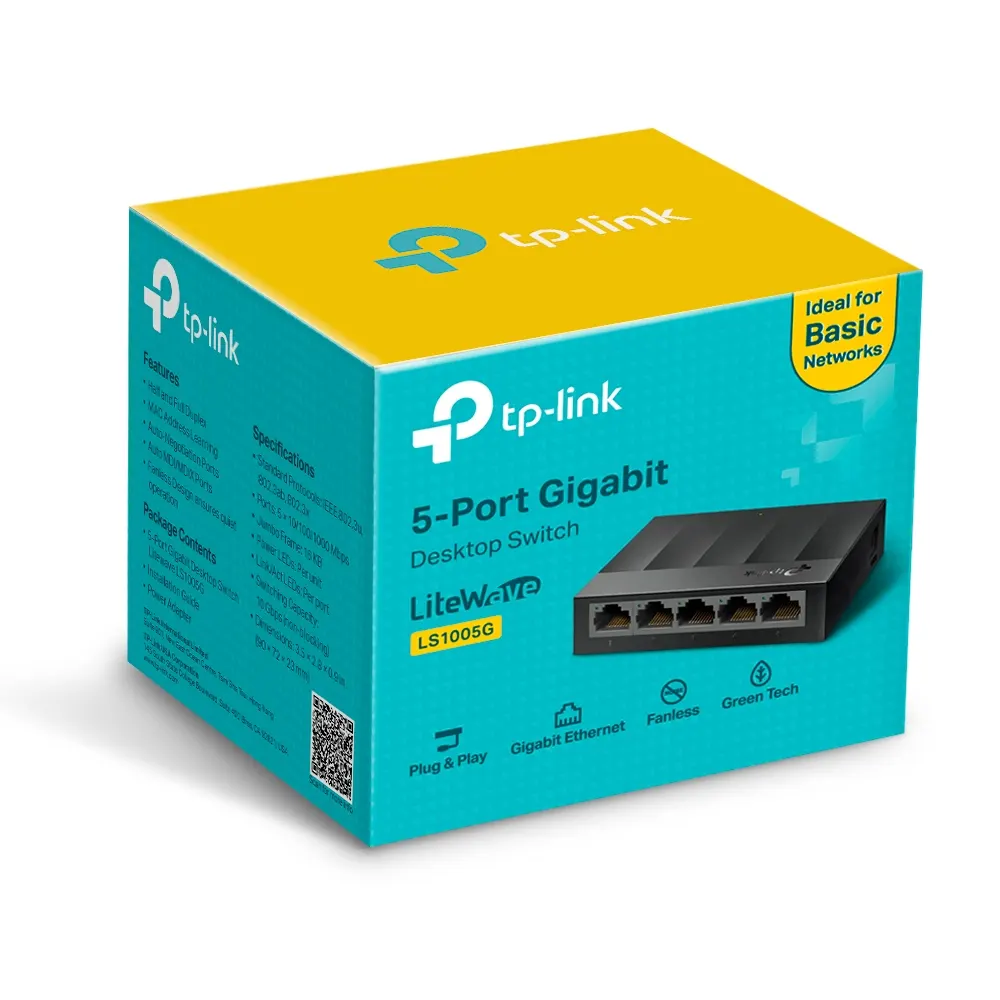 სვიჩი TP-link LS1005G Desktop Switch Unmanaged