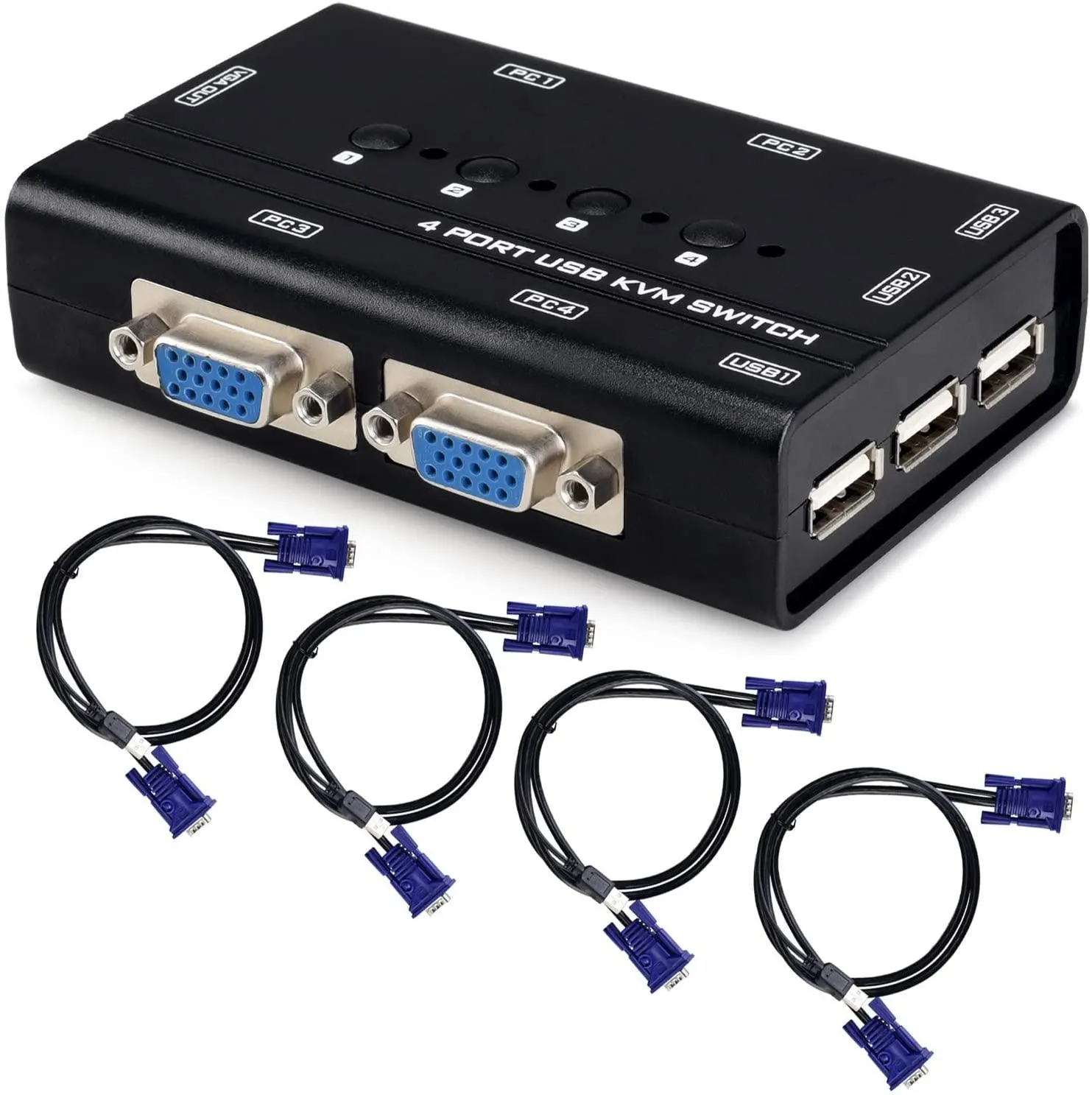 KDKDV0401Kingda, Kvm Switche Usb 4 Ports