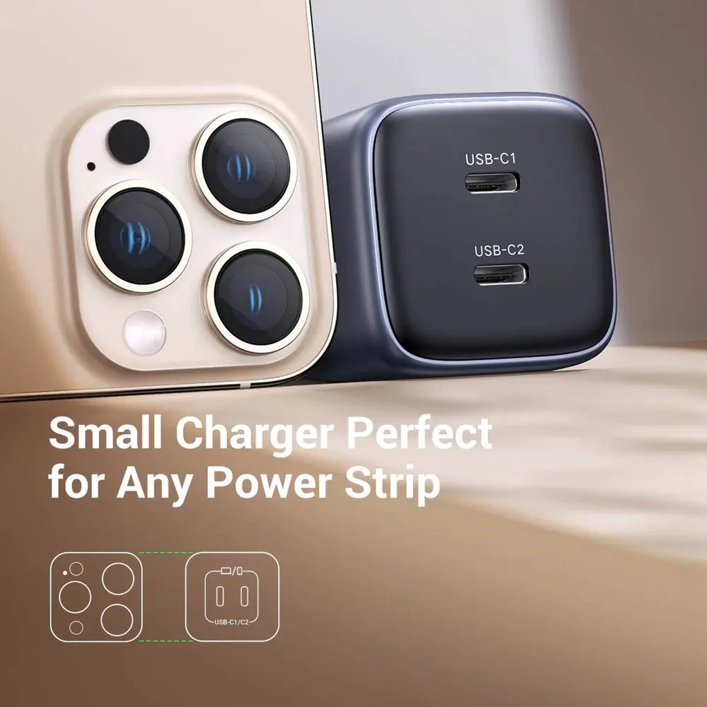 Charger UGREEN CD294 (90573) Nexode, 45W, Type-C, Gray