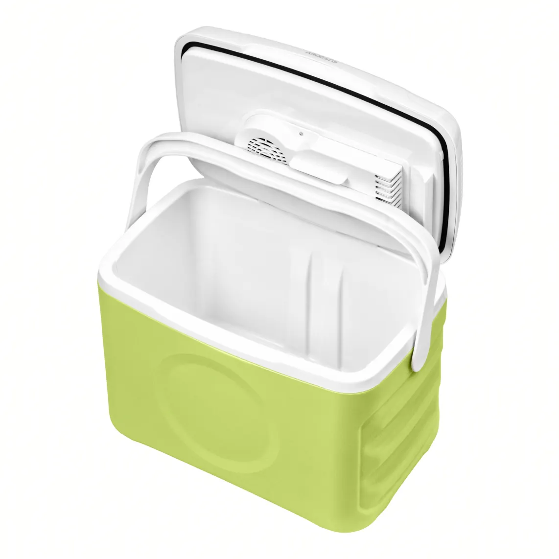 ARDESTO travel refrigerator, 2in1, 21l, 220/12V, heating 55°C, cooling 18-20°C, USB port, 4.3kg, light green