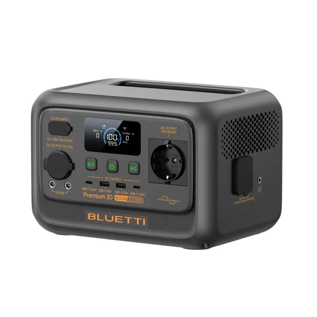 პორტატული კვების სადგური Bluetti Premium 30 V2 Portable Power Station 320Wh | 600W