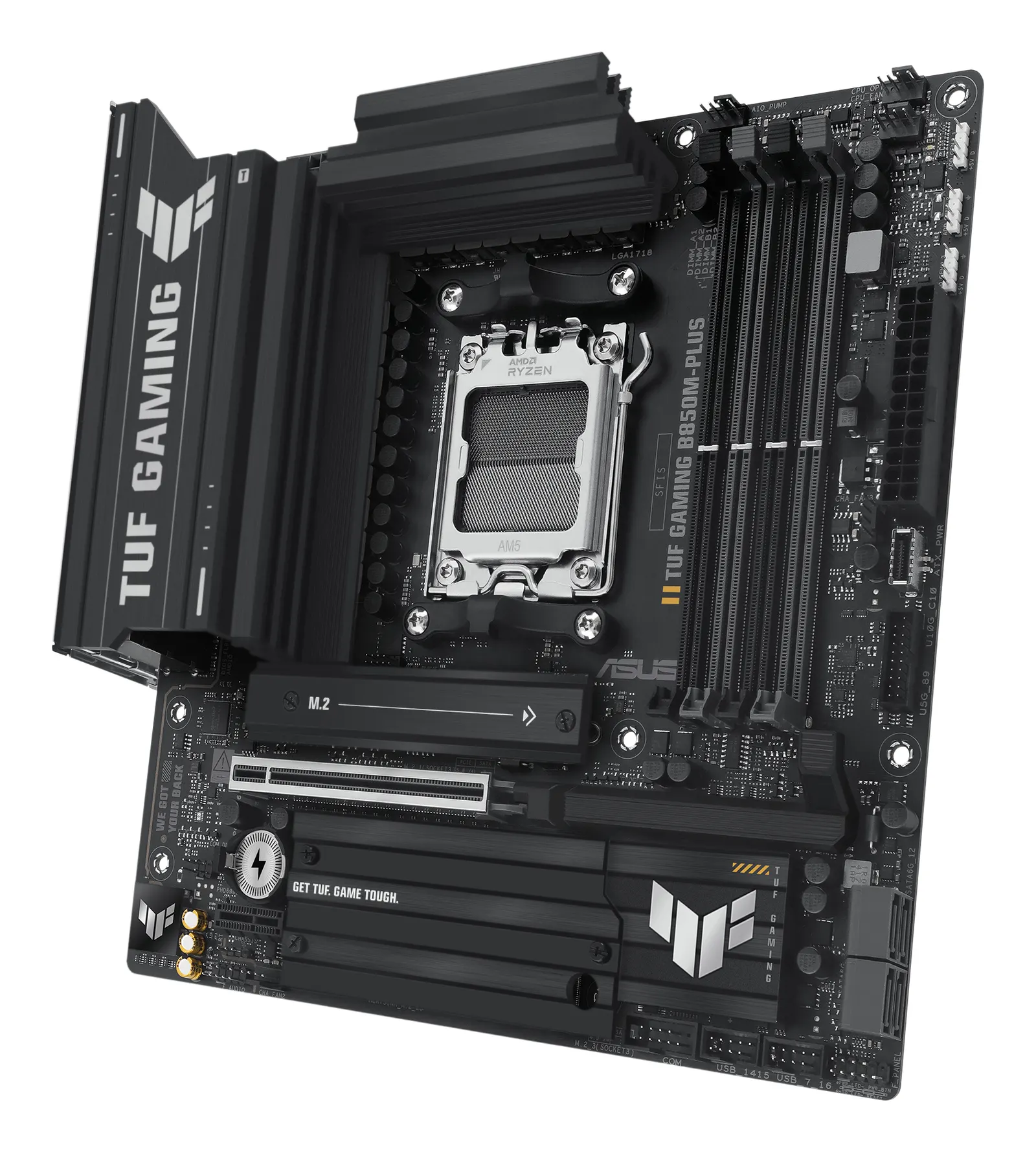 ASUS Motherboard TUF GAMING B850M-PLUS sAM5 B850 4xDDR5 M.2 HDMI DP mATX