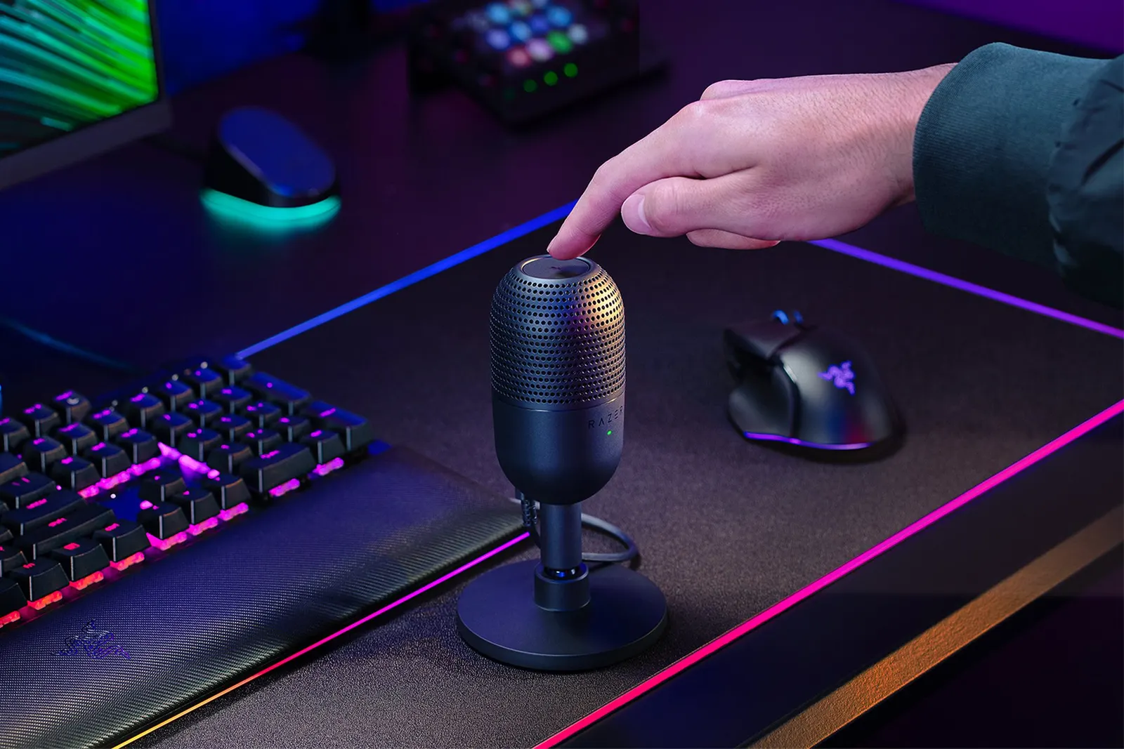 მიკროფონი Razer gaming microphone Seiren V3 Mini, Omni, USB-A, 1.2m, black