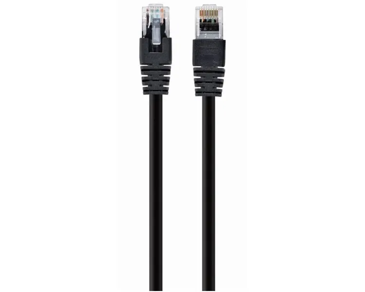 ქსელის კაბელი Gembird PP12-0.25M/BK Patch Cord UTP CAT5E 0.25m Black