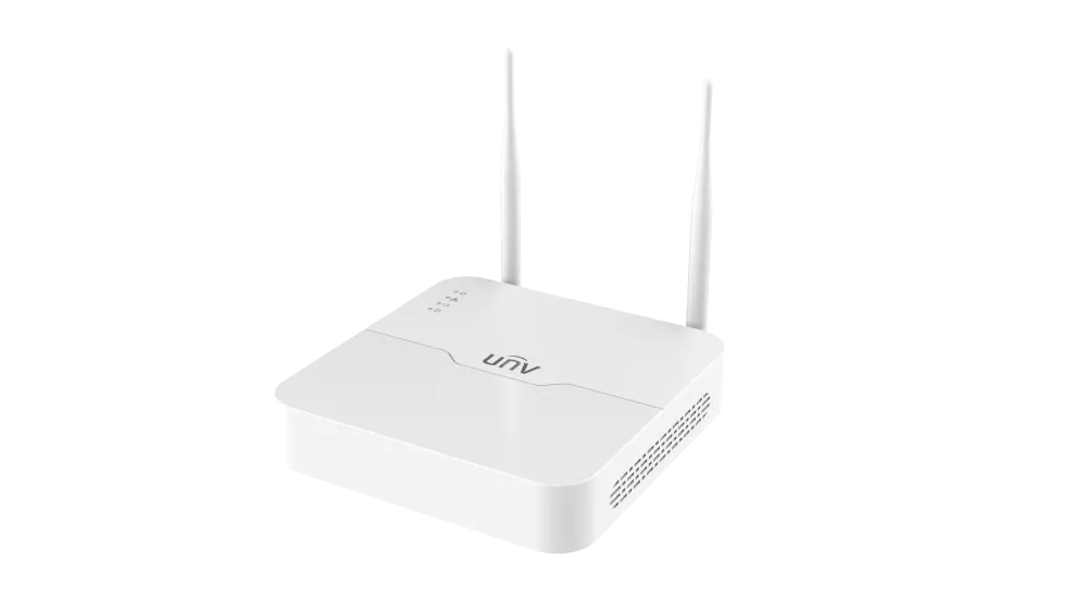 8 არხიანი WiFi IP ვიდეო ჩამწერი NVR - 1 მყარი დისკი - Easy სერია, Uniview NVR301-08S4-LW