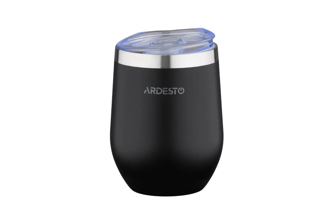 თერმოჭიქა Ardesto Travel mug Compact mug, 350ml, stainless steel, black