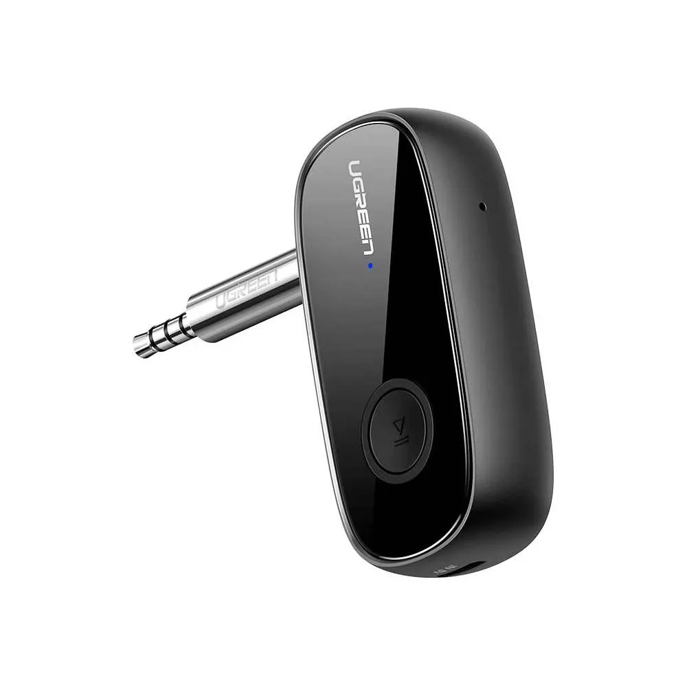 Bluetooth მიმღები UGREEN CM279 (70304), Bluetooth 5.0, AUX, Car Adapter, Black