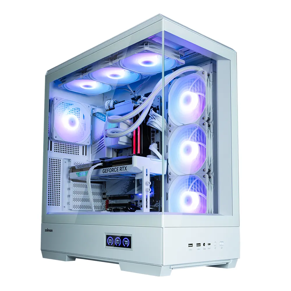ქეისი Zalman P50 DS ATX Mid Tower White