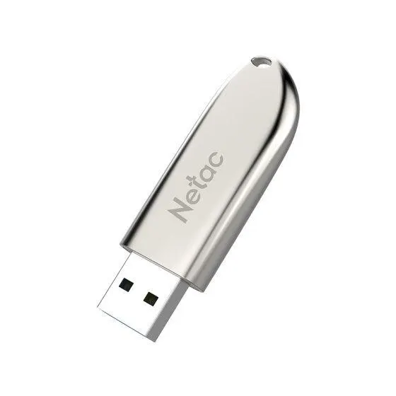 USB ფლეშ მეხსიერება NETAC, U352, 32GB USB 2.0 Aluminum.