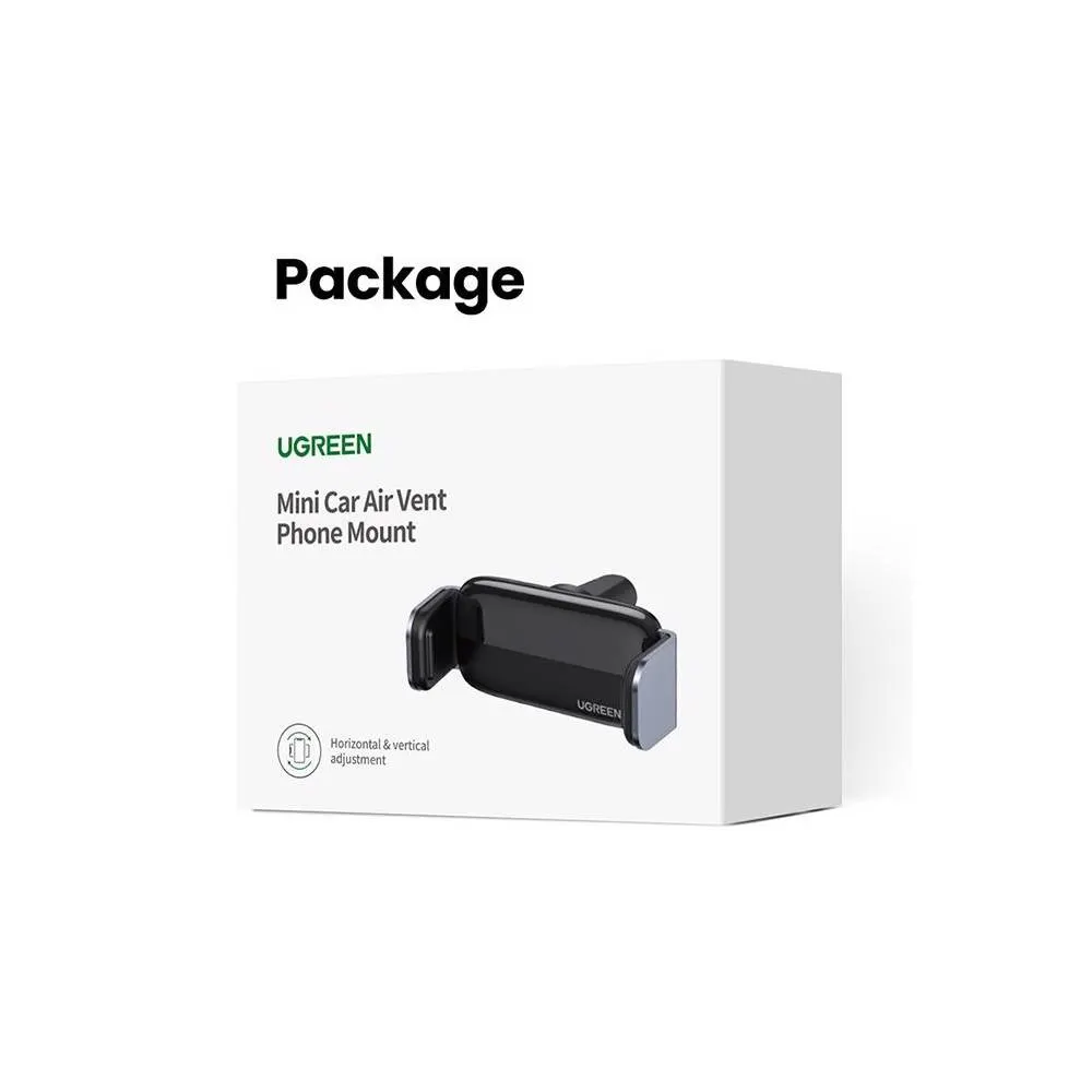 მობილურის დამჭერი Ugreen LP120 (10422), Air Vent Phone Holder, Gray