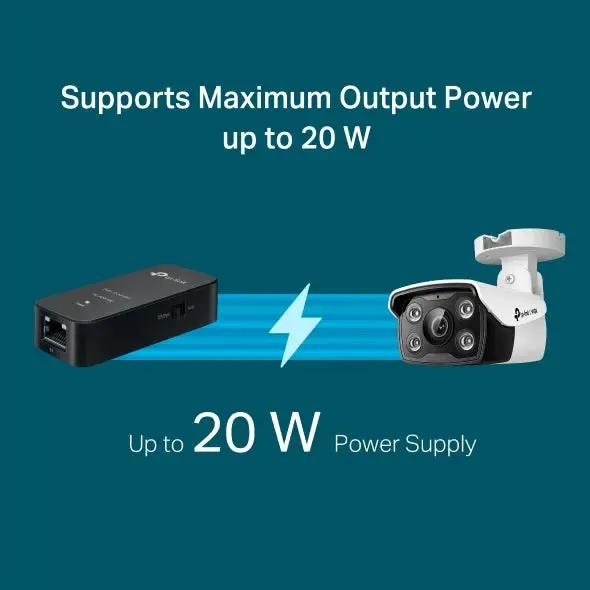 PoE ადაპტერი TP-Link, TL-POE10E, Fast Ethernet PoE+ Extender