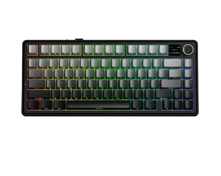კლავიატურა AULA F75MAX Gasket Wireless Mechanical Keyboard Gradient grey (Reaper Switch)