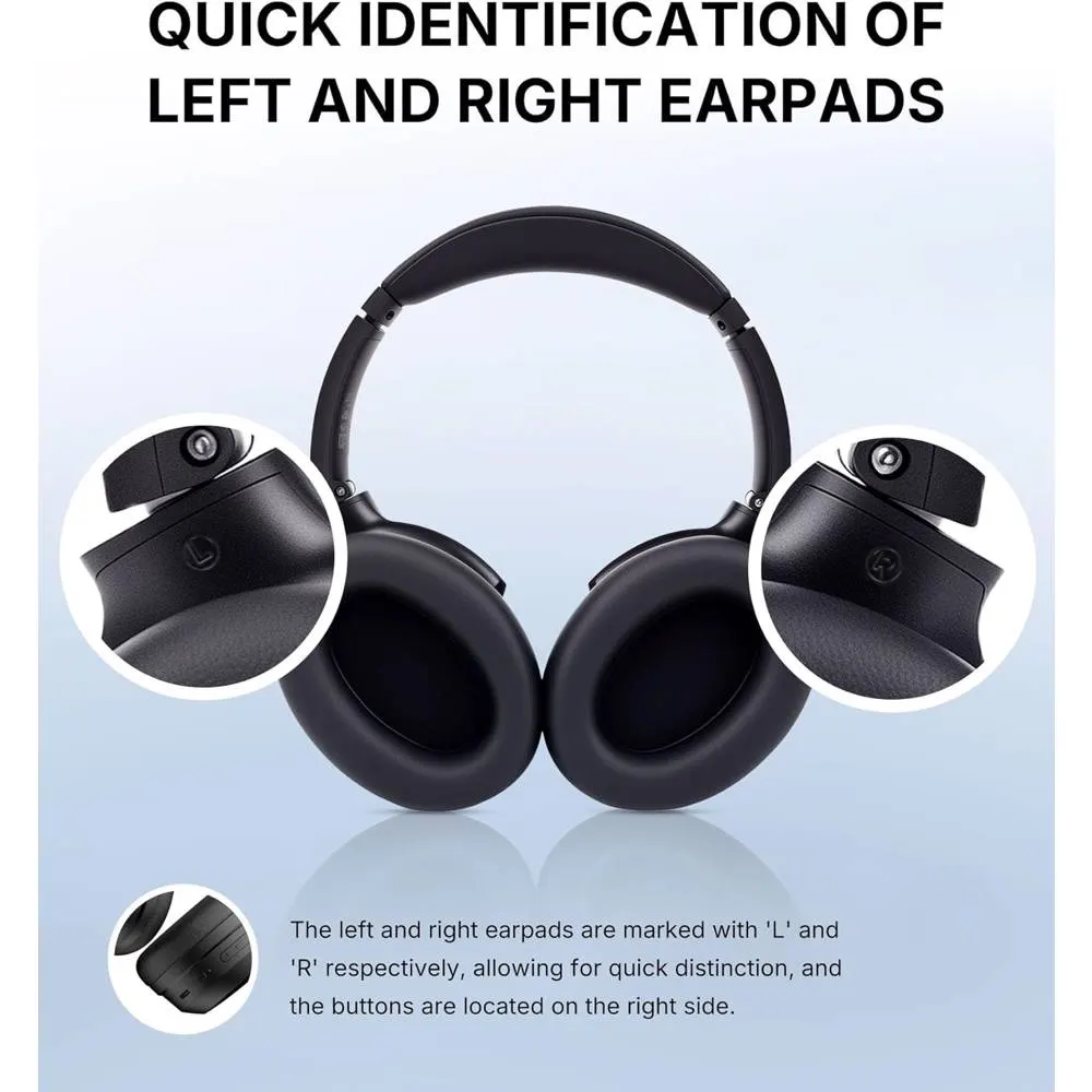 ყურსასმენი Edifier WH700NB Pro, Headset, Wireless, Bluetooth, With ANC, Black
