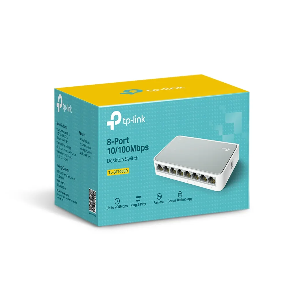 სვიჩი TP-Link TL-SF1008D Desktop Switch Unmanaged