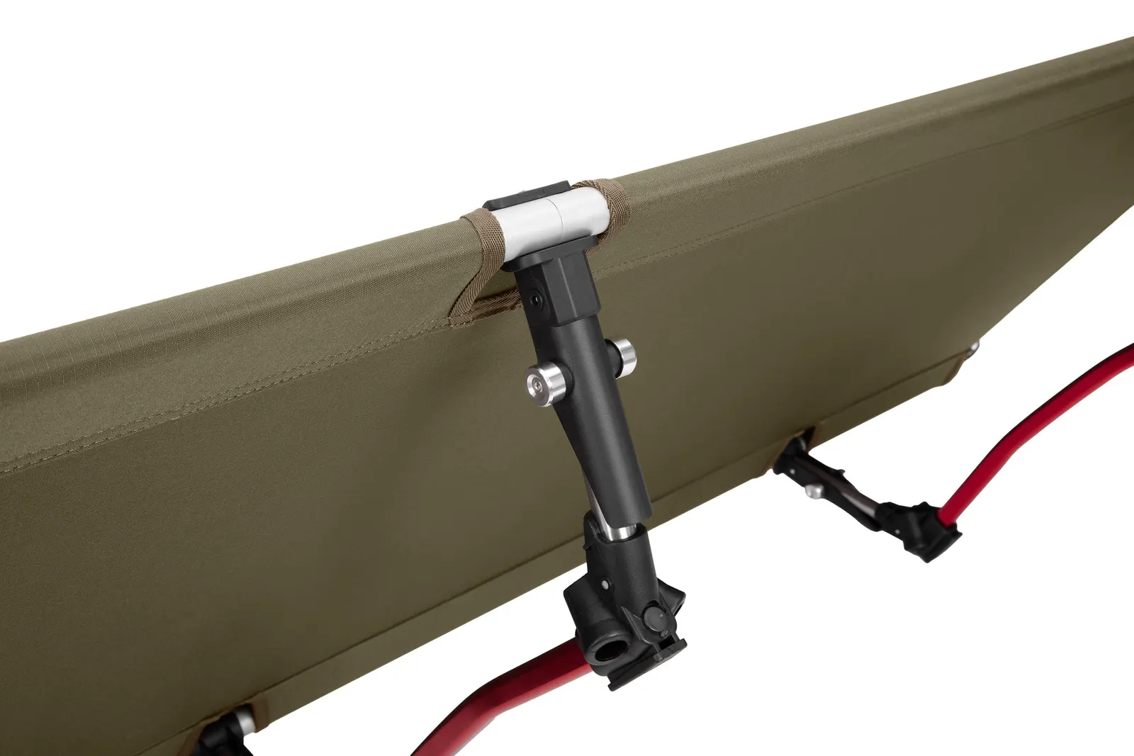 საკემპინგე აღჭურვილობა 2E Folding bed FB Lite with height adjustment, 190x66x18-38cm, 3kg, green