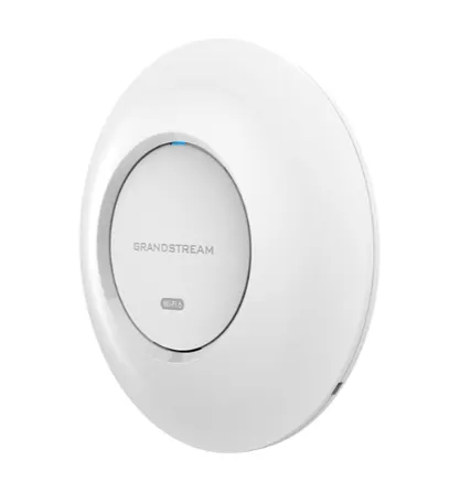 Wi-Fi დაშვების წერტილი Grandstream GWN7660E, Indoor AX3000 Wi-Fi 6 Access Point, 2x2:2 2.4G, 3x3:2 5G, 1x GbE, PoE, up to 175m coverage, up to 256 wireless clients, 3Gbps aggregate wireless throughput, 50 AP local controlle