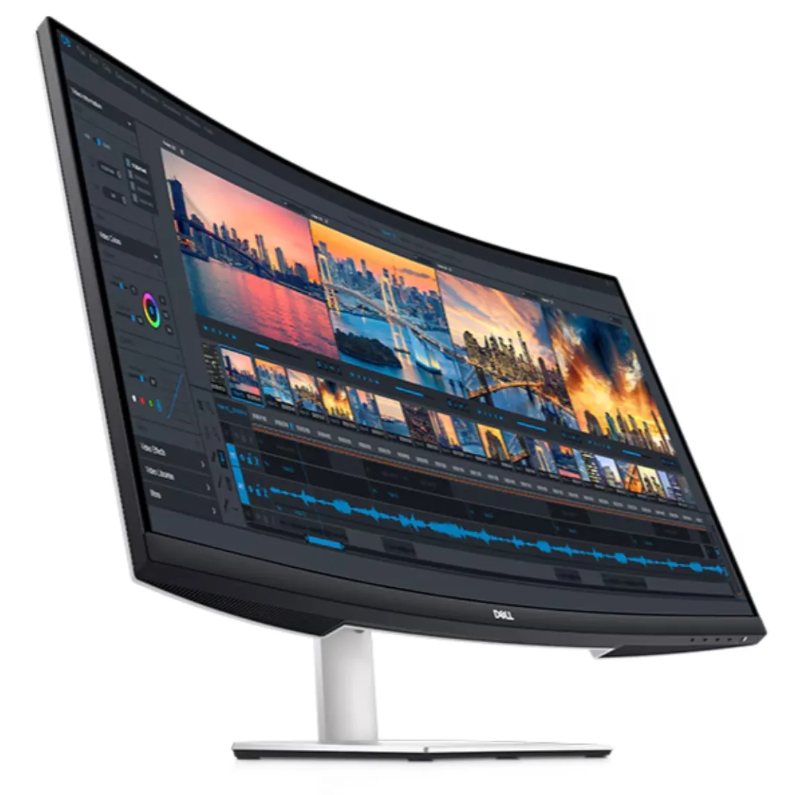 S3221QSA, DELL, Monitor, Curved 4K UHD 3840 x2160/VA/300 cd/m²/4ms/2xHDMI, 1xDP/2xUSB 3.0/Speakers 2 x 5W..