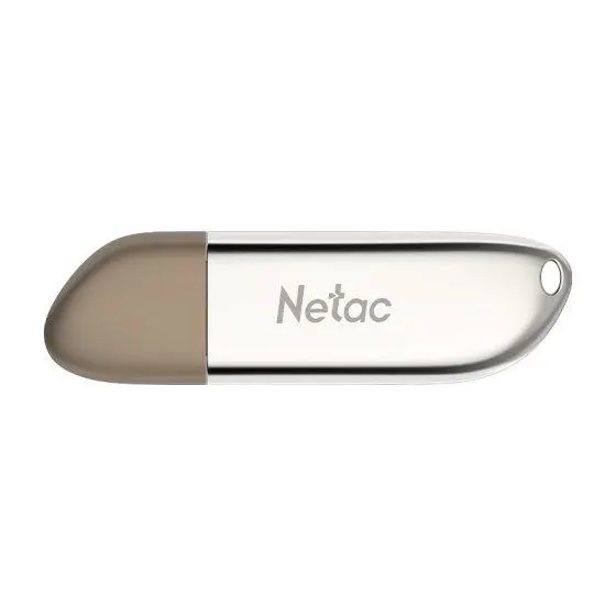 USB ფლეშ მეხსიერება NETAC, U352, 32GB USB 2.0 Aluminum.