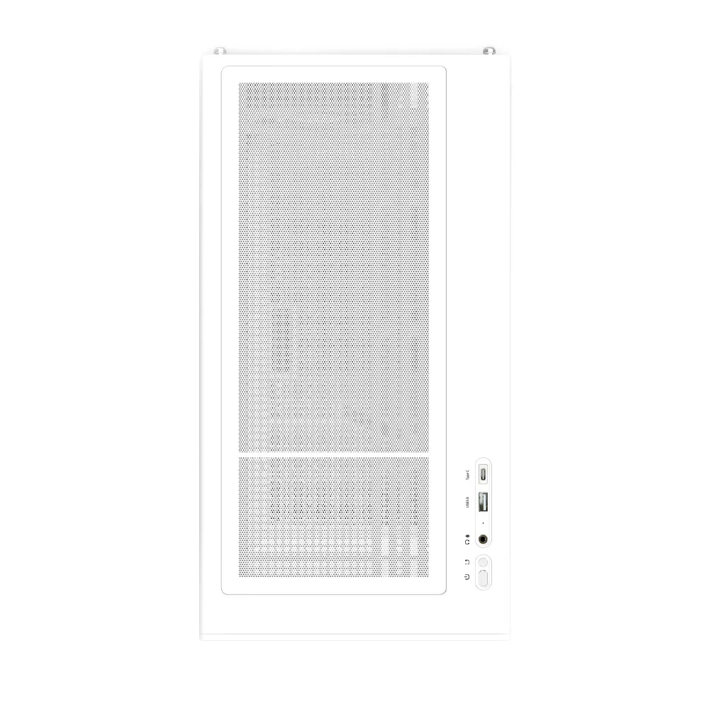 ქეისი Zalman PC case P10 without PSU, 1xUSB3.0, 1xUSBType-C, 1x120mm ARGB, VGA 384mm, LCS ready, TG Side Panel, mATX, white