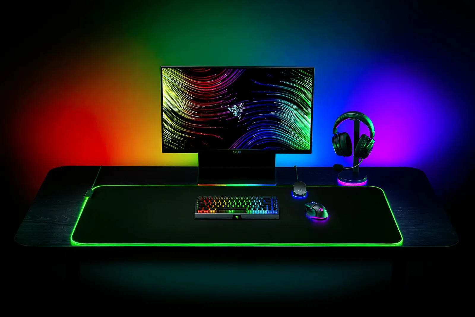 მაუს პადი Razer Mouse Pad Goliathus Chroma RGB 3XL (1200x550x4mm), black