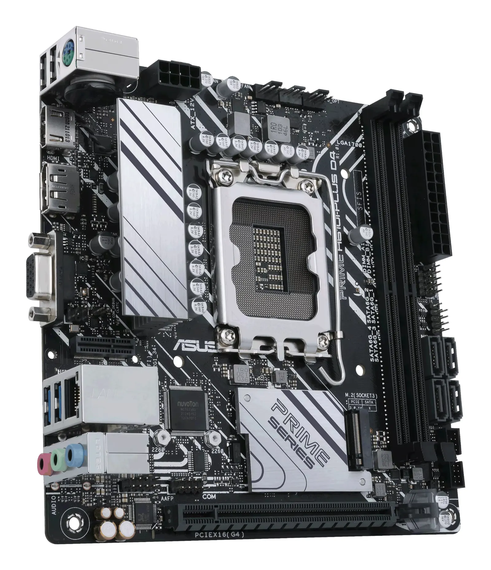 ASUS PRIME H610I-PLUS D4-CSM s1700 H610 2xDDR4 M.2 HDMI D-Sub DP mITX