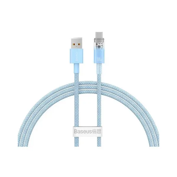Type-C კაბელი Baseus Explorer USB-A to USB-C 1m Blue