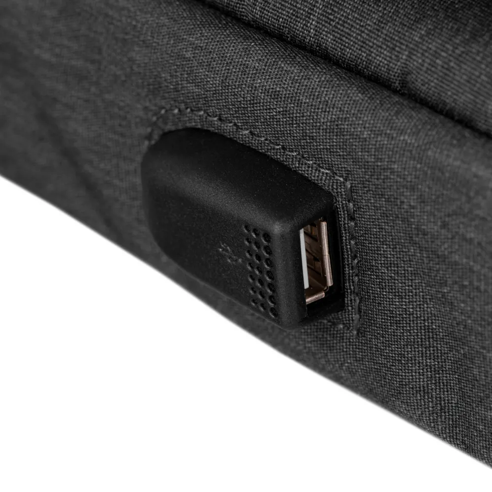ნოუთბუქის ჩანთა 2E Laptop Bag, Melange 16", Black