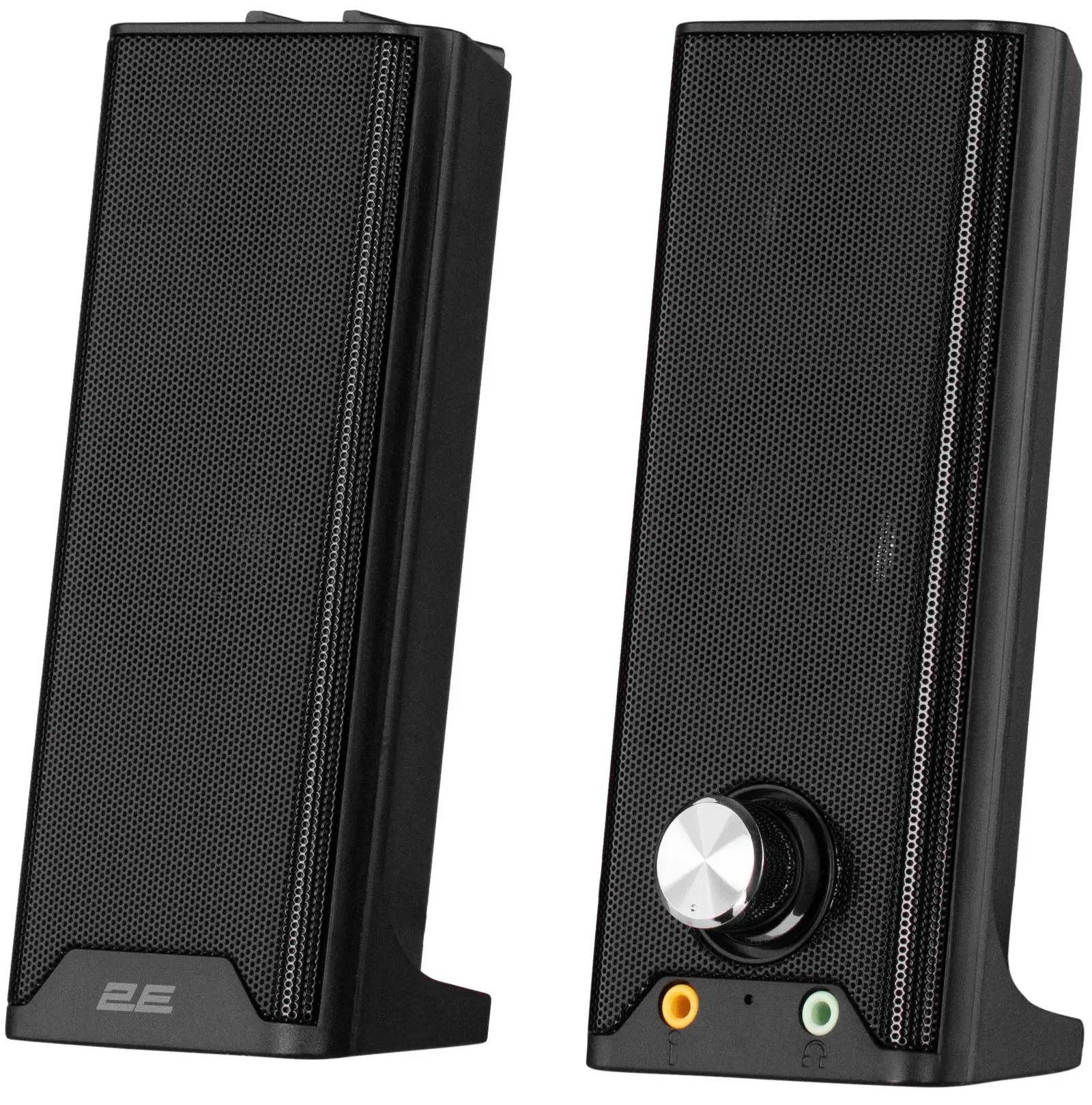 დინამიკი 2E Personal Computer Speaker PCS203, 2.0, USB, Metal Black