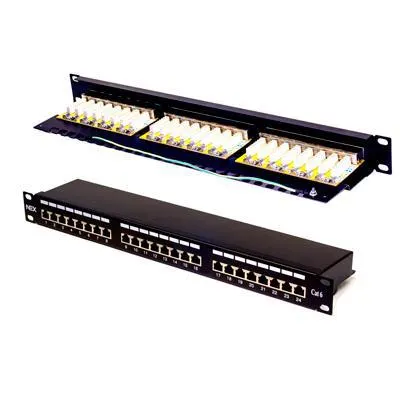 CAT6 FTP PATCH PANEL 1U, NEX PP-CAT6-FTP-24