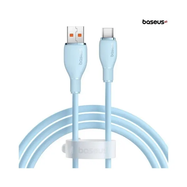 Type-C კაბელი Baseus USB to USB-C 1.2m 100W Blue