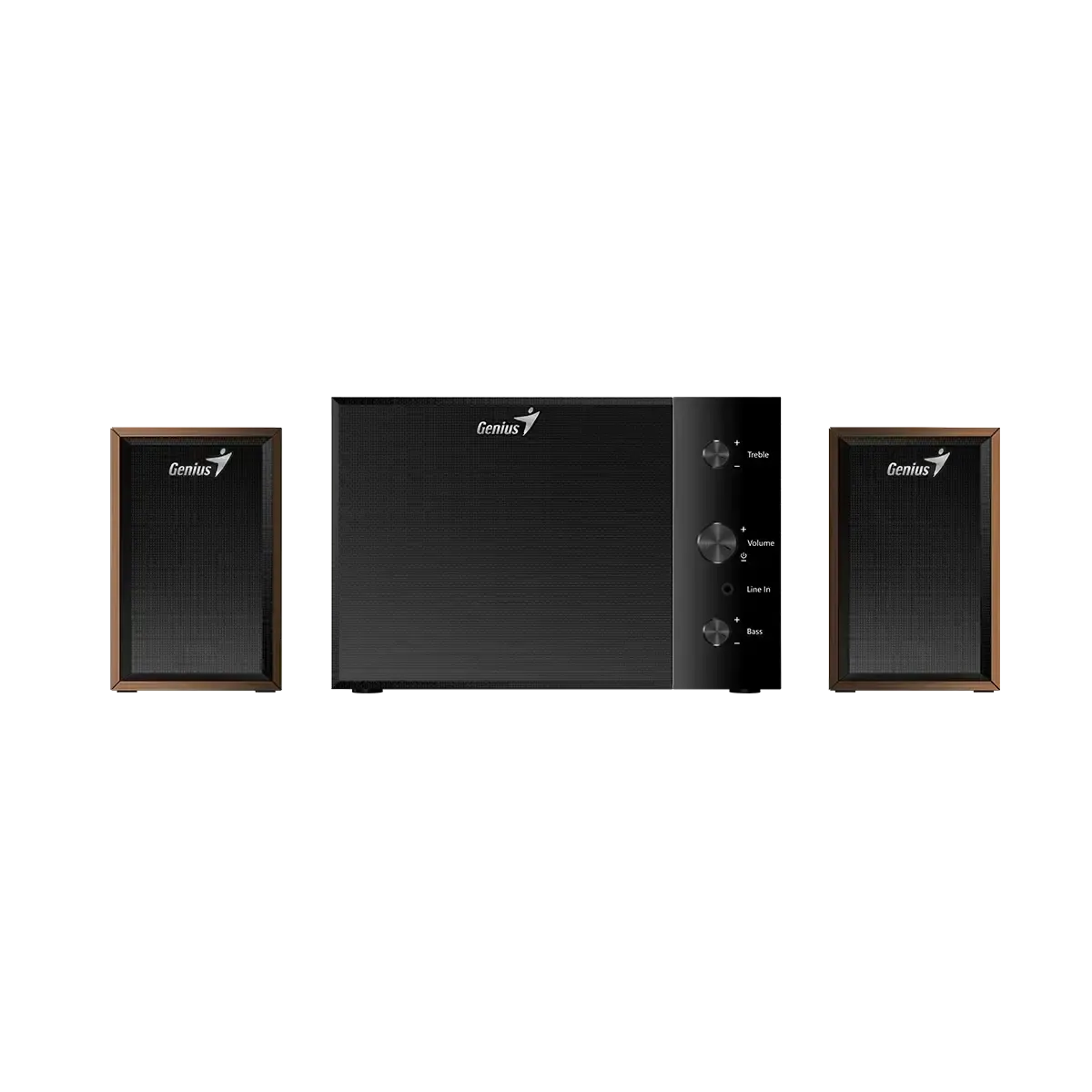 დინამიკი Genius, SW-2.1 350 Hi-Fi Speaker Brown Wood