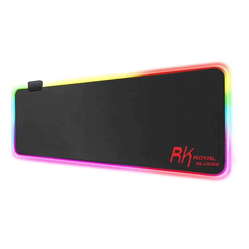მაუსის პადი Royal Kludge RK MP-834, XL, RGB, Mouse Pad, Black
