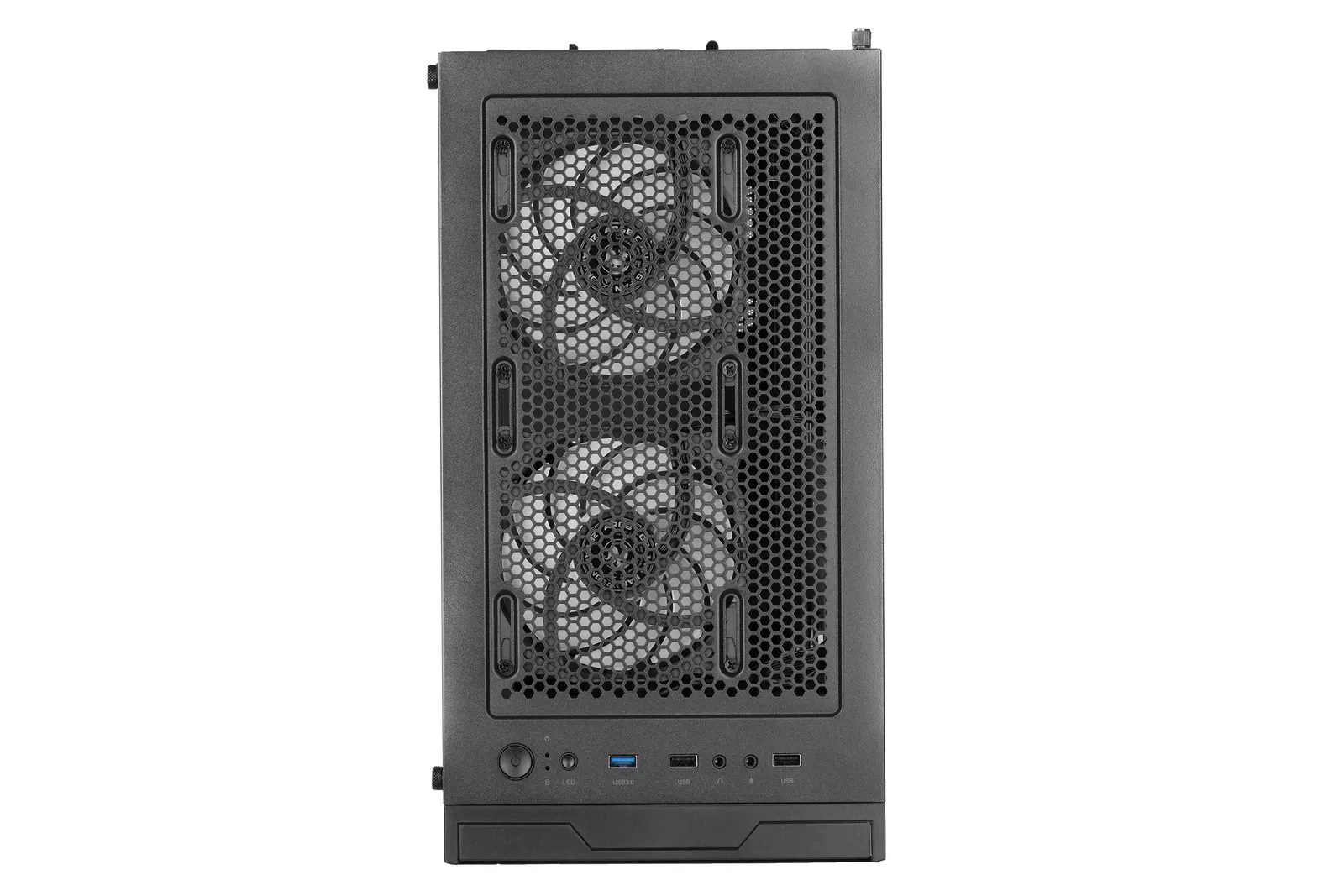 ქეისი 2E GAMING Computer case GALAXY (G2055) MidT, 2xUSB2.0,1xUSB3.0, 3x120mm ARGB+strip,TG (side panel),without PSU,black