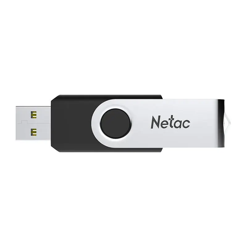 NETAC, U505, 128GB, USB3.2, ABS+Iron, Black+Silver