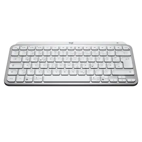 logitech, MX Keys Mini, Keyboard Pale Grey