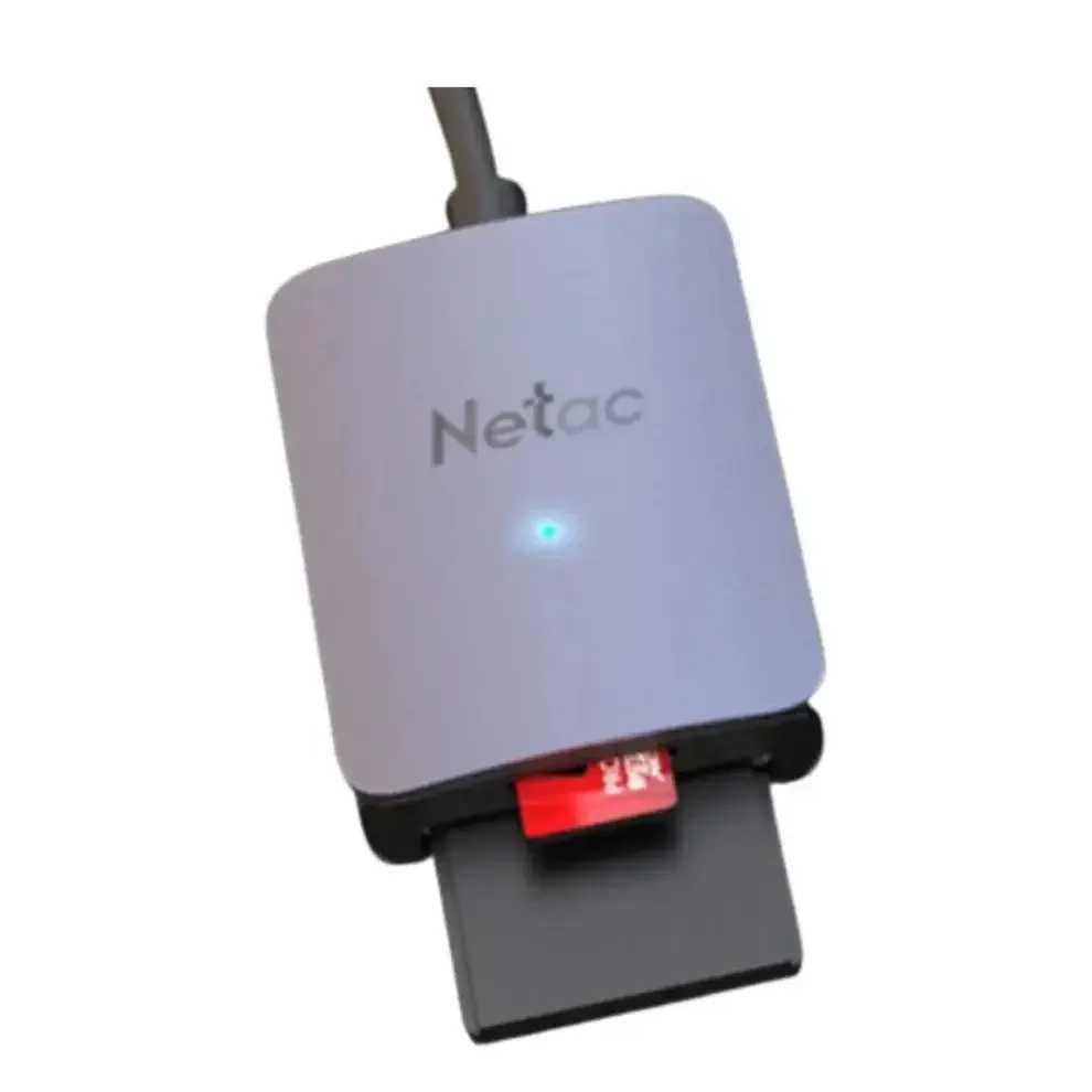WK12, NETAC, USB Adapter, USB3.0 Type-C to mSD/SD.