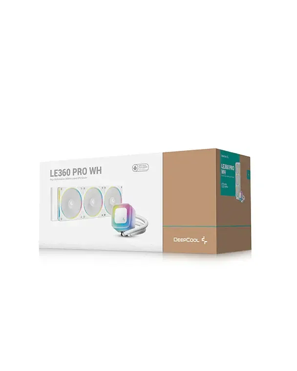ქულერი Deepcool, LE360 PRO WH, Liquid AIO Cooler, White