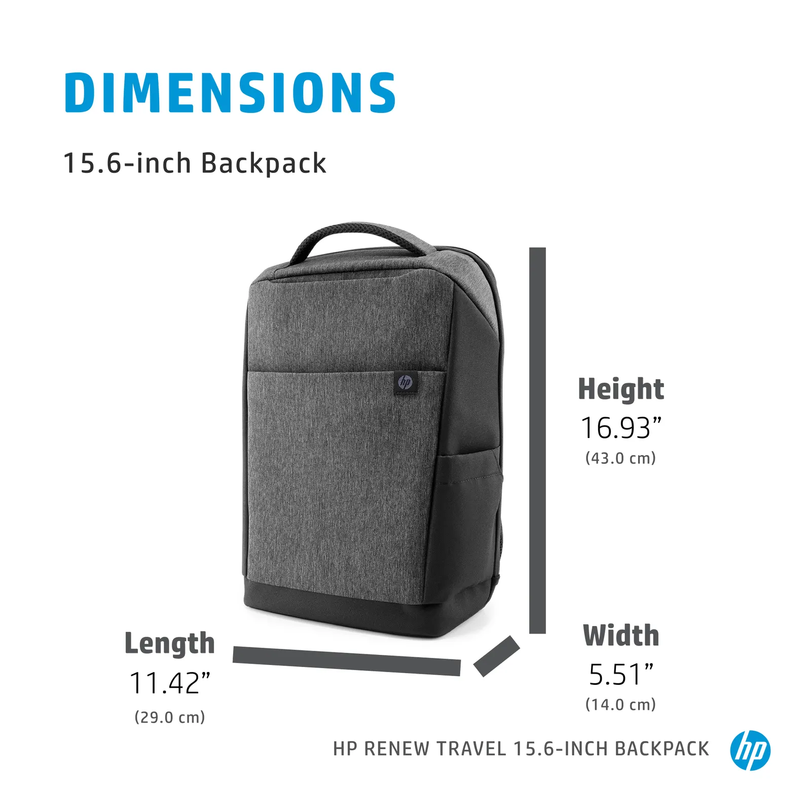 HP Renew Travel 15.6 Laptop Backpack