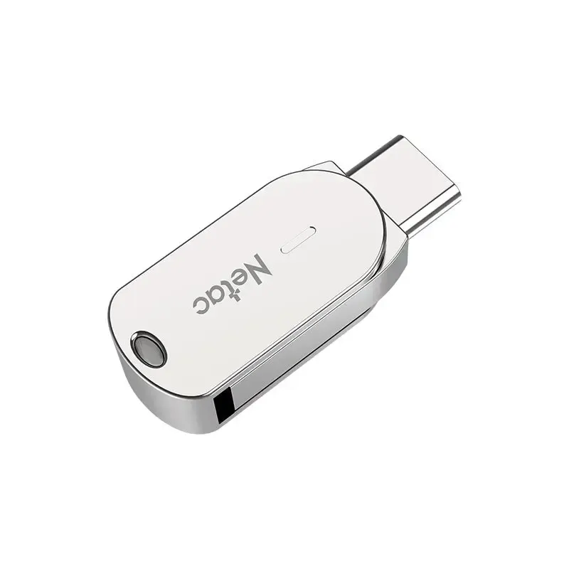 NETAC, U785C, 64GB, USB3.2 + Type-c, Pearl nickel